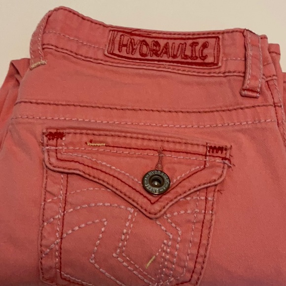 Hydraulic Women’s Pink Capri Jean Size 8 - Picture 10 of 10
